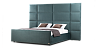 Ліжка Blest Ліжко Шерон 180х200 з нішею для білизни та стіновими панелями - купити в Blest
