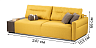 2-3 seaters sofas Blest Santi straight sofa with shelf - buy in Kyiv