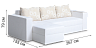 Corner sofas Blest Quanti corner sofa - with sleeper