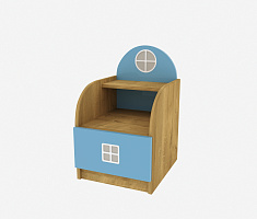 Photo №1 - Bedside table Amsterdam blue