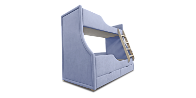Photo №1 - Diletta bunk bed for children with a niche for linen